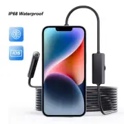 8 Pin Industrial Endoscope Camera HD Inspection Borescope For iPhone Car Sewer