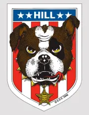Powell Peralta Frankie Hill Bulldog Skateboard Sticker 4.5"