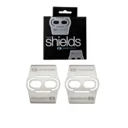 Crank Brothers Shoe Shields Pair Silver for Carbon Sole Cycling Shoes