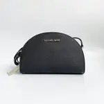 美國百分百【全新真品】 MICHAEL KORS 側背包 包包 半月包 MK 女款 LOGO包 黑色 AB97