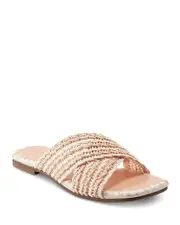 Marc Fisher Ltd. Women's Nylie Square Toe Flat Sandals