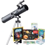 Kids Telescope Star Seeker Series with 35X-350X 76mm Reflector Telescope Kit 4