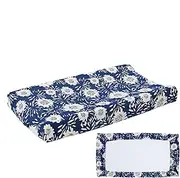 Baby Changing Mat Cover, Cotton Changing Table Cover, Soft, Breathable, Waterproof, Changing Table Cover with Cute Print Patterns