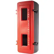Large Plastic Fire Extinguisher Cabinet - 9KG - 317x265x825mm