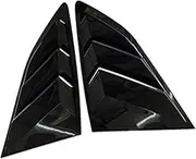 2 PCS Car Styling Rear Window Side Vent Shutter Louver Trim Cover Compatible for Hyundai Tucson 2015 2016 2017 2018 2019 Auto Accessories(Glossy black)