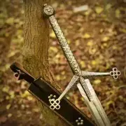 Scottish Claymore Sword, Damascus Sword, Medieval Sword Battle Ready Sword