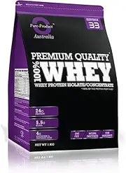 PURE Product Australia 100% Whey Protein Isolate & Concentrate Coffee 3kg