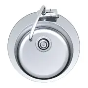Clark Cellini Single Bowl Sink With Tap Landing and 1 Tap Hole