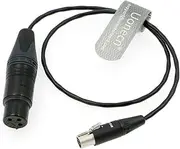 XLR 3 pin Female to Mini XLR 3 pin Female Audio XL2 TA3-F to XLR Audio Cable (Couple) Adapter Cable for SD 442 Audio Devices 688/788