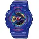 CASIO Baby-G 多層次搶眼運動雙顯錶 (BA-112-2A)-藍/46mm