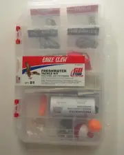 Eagle Claw TK-NEECO Lead Free Freshwater Tackle Box Kit 81 piece