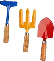 1 Set Colored Sand Shovels for Metal Beach Tool with Handles for Outdoor Digging Sand Play Great Present for Coordination Skills