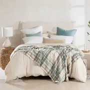 Check 375gsm Australian Wool Blanket [MUSBCH37522]