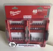 Milwaukee Shockwave Impact Duty Impact Driver Bit Set - 40-Pc Model# 48-32-4022