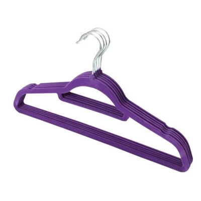Velvet Hangers For Coat Clothes Trouser Dress Non Slip Slim