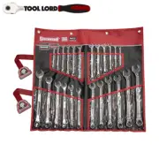 Sidchrome 24 Piece Pro Series Metric AF Ring & Open End Spanner Set SCMT22106