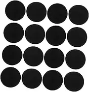 LOORGVEL 20Pairs Adhesive Hook and Loop Strips for Slip Car Foot Pads Double Sided Sticky Dots Rug Fastener Carpet Tape for Home Office and Vehicle Use