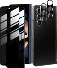 (2+2 Pack) for Samsung Z Fold 6 Privacy Screen Protector Tempered Glass,