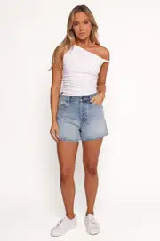 [PUP122] Rollas Original Short - Brad Blue 24 light blue wash