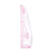 Styling Sewing French Curve Ruler, 44x10cm Clear Sewing Pattern Making Ruler