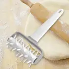 Pizza Dough Docker Roller Embossing Dough Roller for Home Kitchen (B)