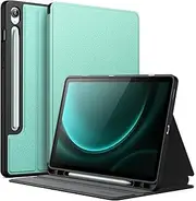 [JETech] Case for Samsung Galaxy Tab S10 FE / S9 FE 10.9-Inch with S Pen Holder, Slim Folio Stand Protective Tablet Cover, Multi-Angle Viewing (Green)