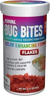 Fluval Bug Bites Colour Enhance Flakes 90 g