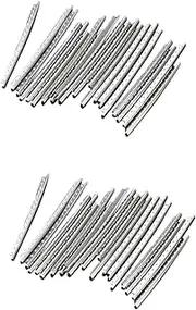 SUPVOX Sets Sturdy Corrosion-Resistant Guitar Fret Wires Mm Stainless Steel Easy Installation Pcs