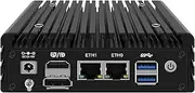 HUNSN Micro Firewall Appliance, Mini PC, OPNsense, VPN, Router PC, Home Server for 3D DIY, N100, RJ56, 2 x 2.5GbE LAN, HDMI, DP, 6 x USB, 0 RAM, 0 Storage, Barebone No System