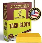 Eshazu Magic Tack Cloths (Box of 06) - Tack Rags for Woodworking and Painters Professional Grade - Removes Dust, Sanding Particles, Cleans Surfaces - Wax and Silicone Free, Anti-Static