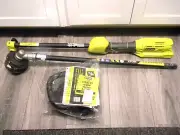 NEW RYOBI 40 Volt Attachment Capable String Trimmer W/ PowerHead - Tool Only