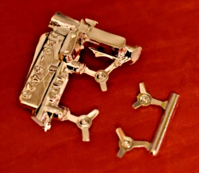 AMT Chrome Wheel Knock Offs 1/25