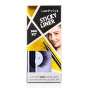 Lash Perfect Sticky Liner Duo Set - Clear Eyeliner Lash Glue & Strip Lashes Set