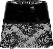 [GRRKDFQ] Women's Lingerie & Underwear See-Through Lace Patchwork Skirt