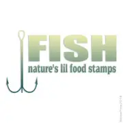 Fish Natures Food Stamps, Vinyl Decal Sticker, 40 Patterns & 3 Sizes, #1678