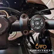 Bluetooth remote motorcycle helmet comms for Android iPhone ideal for Ruroc etc.