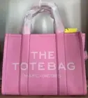 Auth NWT $450 Marc Jacobs Women’s The Leather Medium Tote In Petal Pink (US)