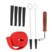 Piano Tuning Tool Temperament Strip Tuner Spanner Silicone Forks Mute Blocks CHW