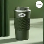 510ml Stainless Steel Coffee Cup Thermal Mug For Land Rover Discovery 3 Freelander Evoque Velar Autogiography SVR Car Accessorie Kettles green