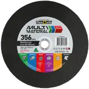 Flexovit 356 x 3.0 x 25.4 Multi Material Reinforced Cut Off Wheel