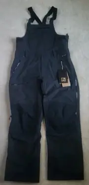 Flylow Men's Baker Bib Black XL New With Tags