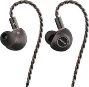 HiFiGo Kefine Delci Sinngle 10mm Dynamic Driver in-Ear Monitors, 1DD DLC + PU Diaphgram IEMs in-Ear Earphones with Powerful Bass (3.5mm)
