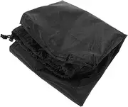 Kisangel Mahjong Mat Storage Bag Trading Card Backpack Card Game Table Board Game Travel Bag Storage for Outdoor Cushions Board Carrier Board Game Bags Large Shoulder Bag Polyester Black