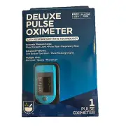 Rite Aid Deluxe Pulse Oximeter & Respiratory Rate Tech Blood Oxygen 64-50DDR NEW