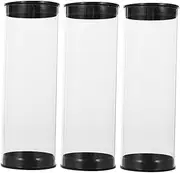 Parliky 2PCS Transparent Golf Ball Holder Stylish Present Box Cylindrical Design for Elegant Present Presentation Scratch Golf Ball Tube