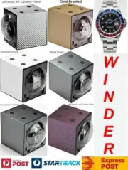 Boxy Watch Winder; Designer creations by WatchWinderWorks (REQUIRES AC ADAPTER)