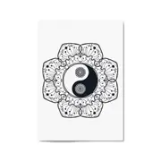 Yin Yang Mandala Calming Yoga Buddist Wall Art #3