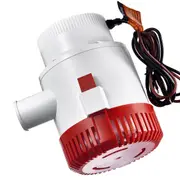 Submersible Marine Bilge Pump with Auto On/Off, 3000 GPH Flow Rate