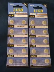 20 Pack LR41 AG3 392 384 192 Battery 1.5V Button Coin Cell Batteries