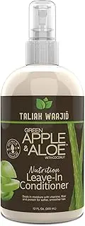 Taliah Waajid Green Apple & Aloe Nutrition Leave-In Conditioner, 350ml - Strengthens & Moisturises - Gentle for Daily Use
